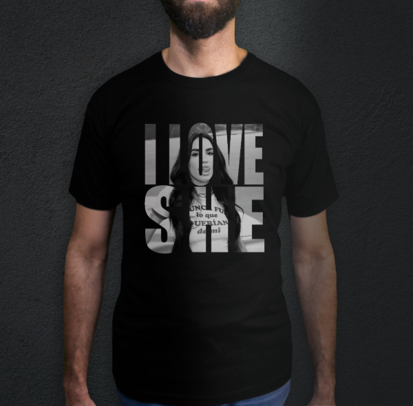 Remera lali i love she nmi