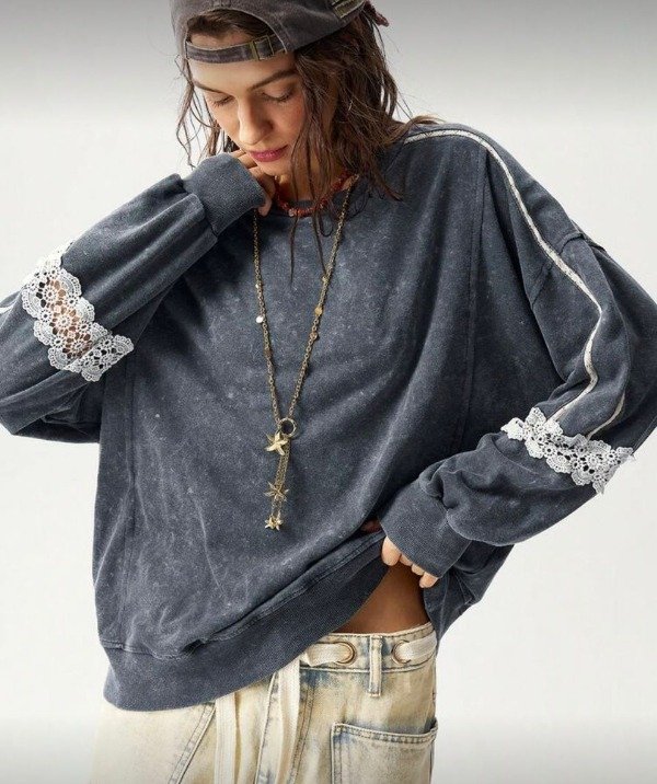 Producto - Buzo colgado de unicolor lavado