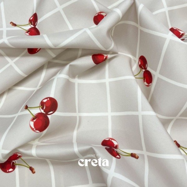 Producto - Mantel Antimanchas - gabardina acrílica (Cerezas)