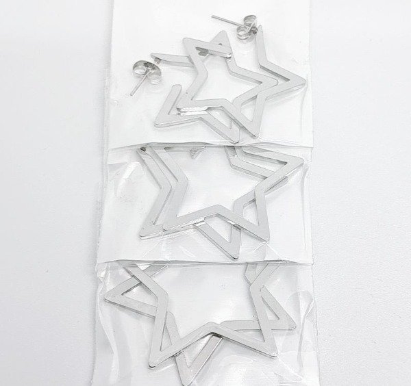 Producto - Par de aros estrellas