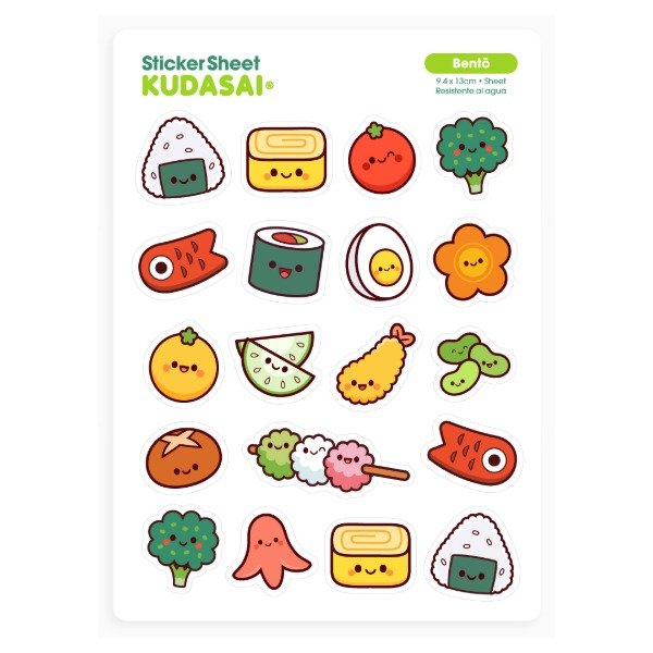 Producto - Sticker Sheet - Bento