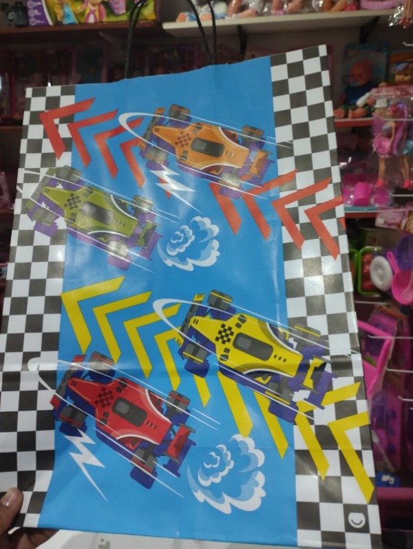 Producto - Bolsa de papel racers 30x12x41