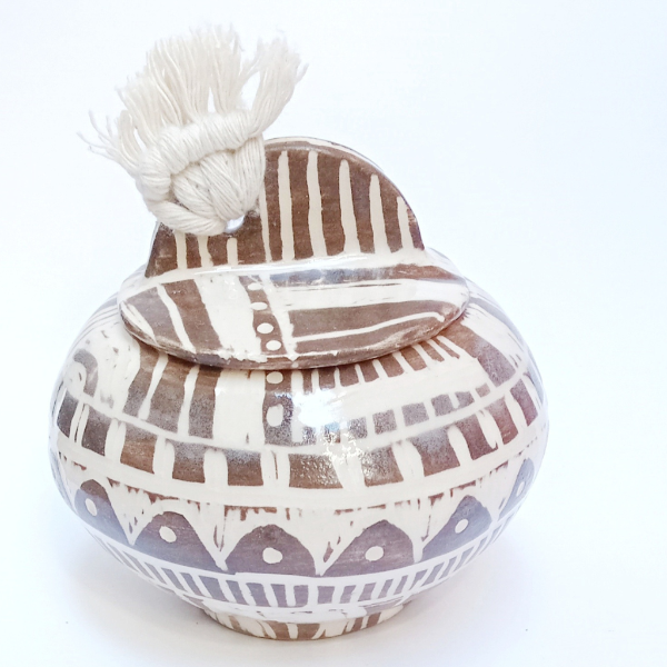 Producto - AZUCARERA// TARRO DETALLE MACRAME
