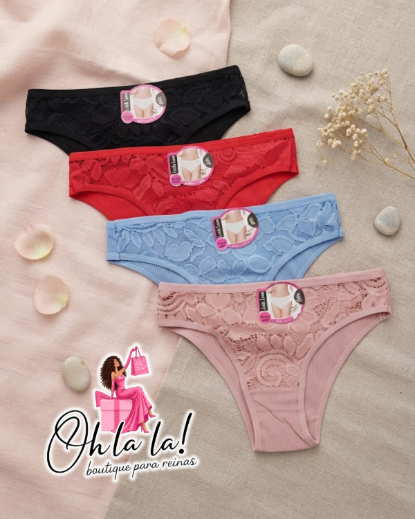 Producto - MELODY M VEDETINAS DE MORLEY CON ENCAJE - 1
