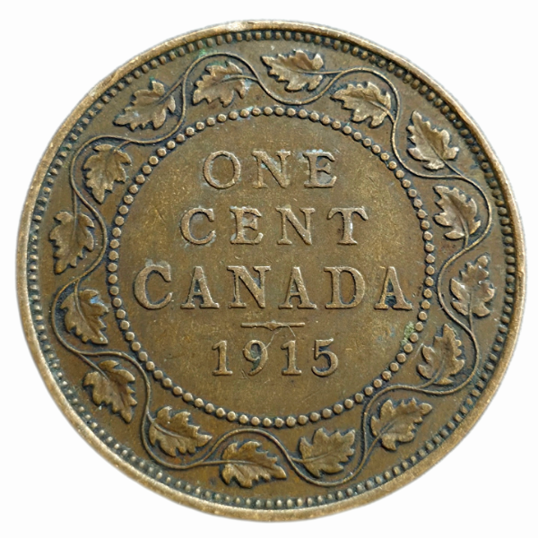 Producto - Canada 1 Cent 1915 Rey Jorge V Km#21 VF