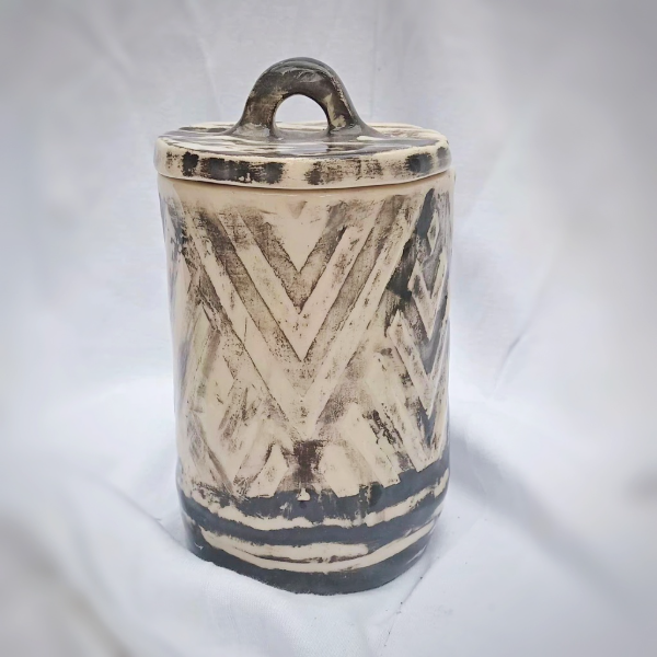 Producto - TARRO BLANCO Y NEGRO