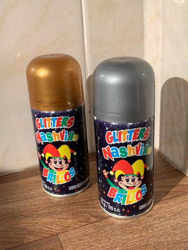 Producto - Glitters en aerosol