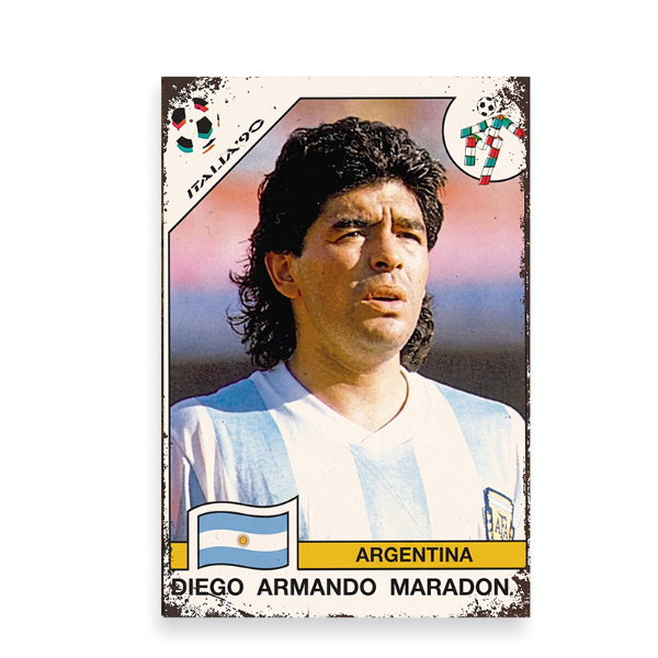 Producto - Chapa retro Mundial 1990  Maradona (SPO/101)