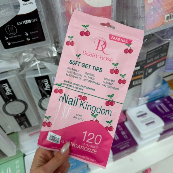 Producto - Tips softgel DebbyRose 120pcs - Long stiletto