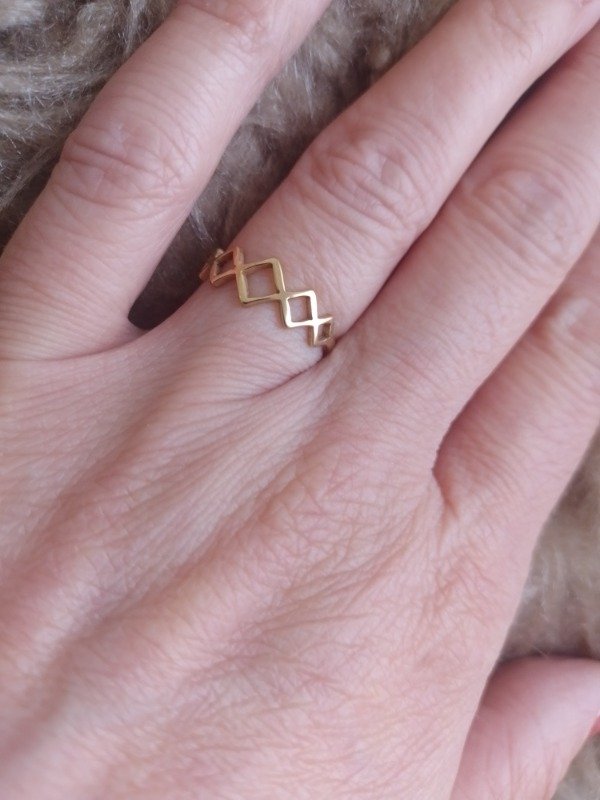 Producto - Anillo rombos