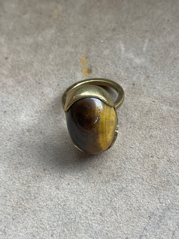 Producto - Anillo ojo de tigre cabu