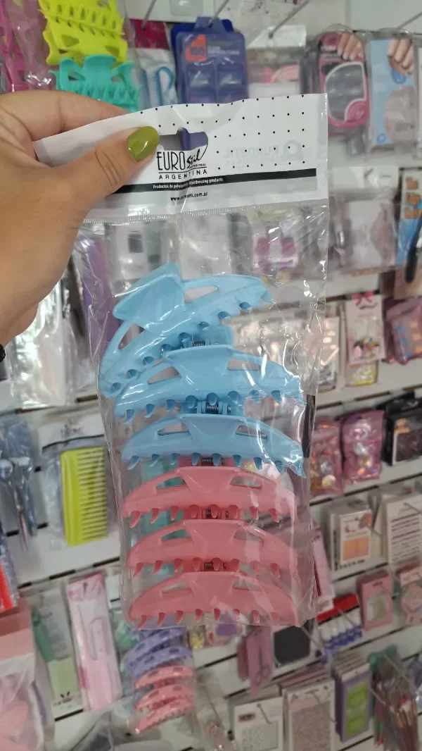 Producto - Broches pasteles x6