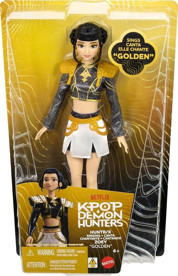 Producto - Kpop Demon Hunters Huntrix Zoey Golden Con Sonido Mattel - 3