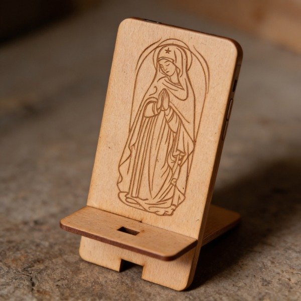 Producto - Apoya Celular Virgen de Lourdes x 10 unidades