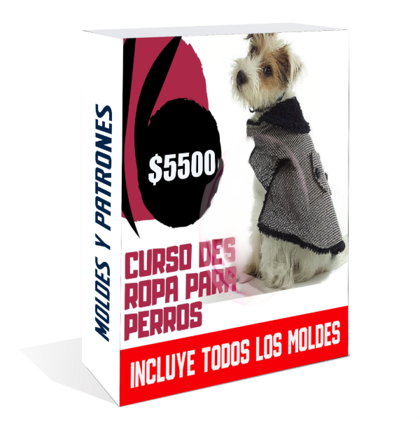 Producto - Curso y Kit Imprimible Moldes Patrones Ropa Accesorios Perros Mascotas