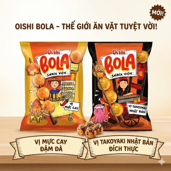 Producto - Bolitas de Pulpo Snack Oishi (Ingrese para elegir variedad)