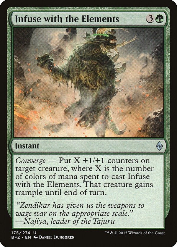 Producto - Infuse with the Elements  Battle for Zendikar
