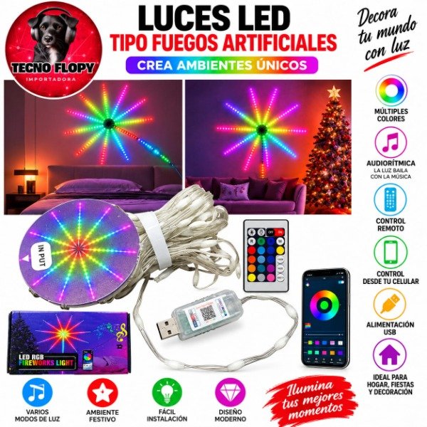 Producto - Tira led fuego artificial