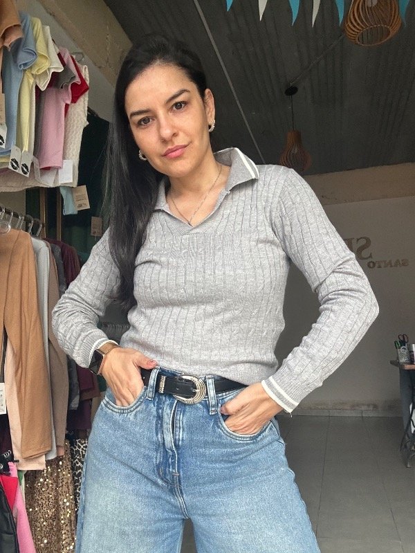 Producto - SWEATER CHOMBA GRIS
