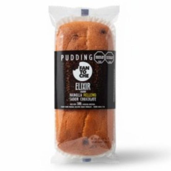 Producto - Pudding de Vainilla Relleno de Chocolate x300grs (Fantoche)