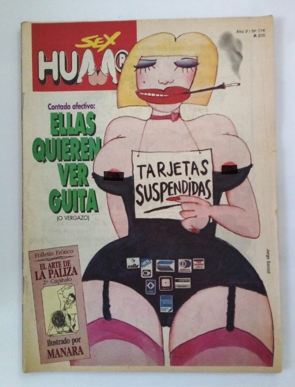 Producto - Sex Humor #114 - Junio 1989 - Ellas quieren ver guita Manara