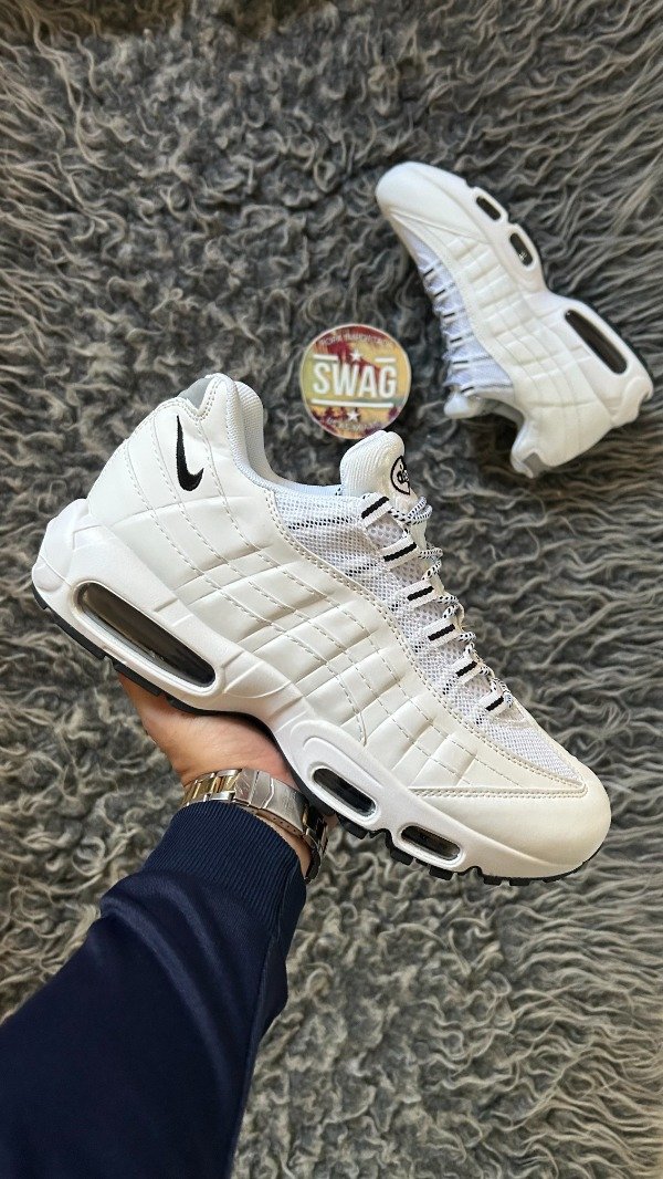 Producto - AIR MAX 95 WHITE BLACK LOGO