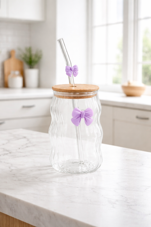 Producto - Vaso de vidrio con MOÑO