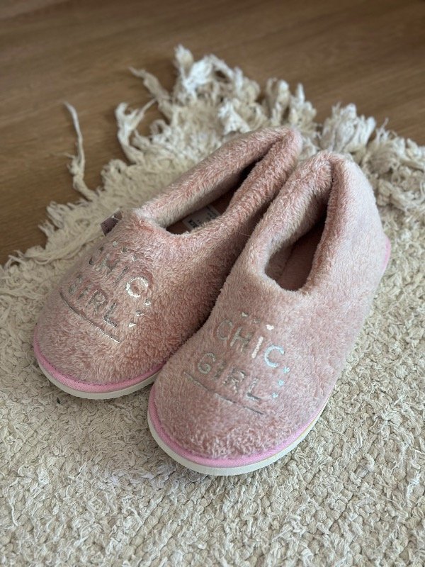 Producto - PANTUFLA HORNITO DE DAMA ROSA VINTAGE