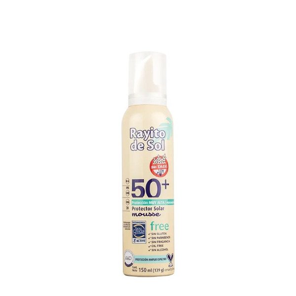 Producto - Mousse Solar FPS 50+ Sin TACC 150 ml