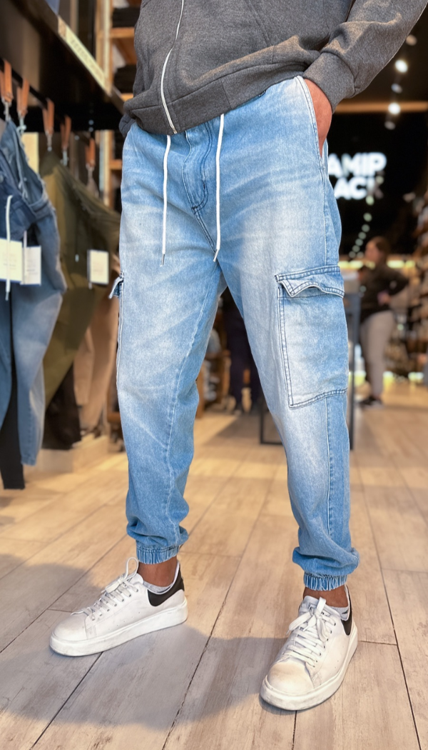 Producto - JOGGER CARGO DEGASTADO