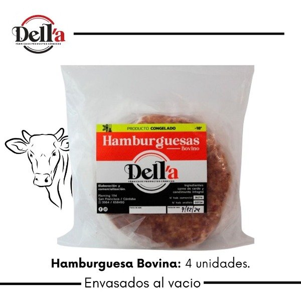 Producto - Hamburguesa Bovina Dell'a
