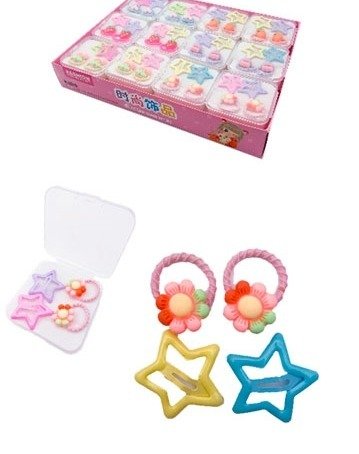 Producto - SET COLITA Y HEBILLA ESTRELLA MOD SURTIDOS X1