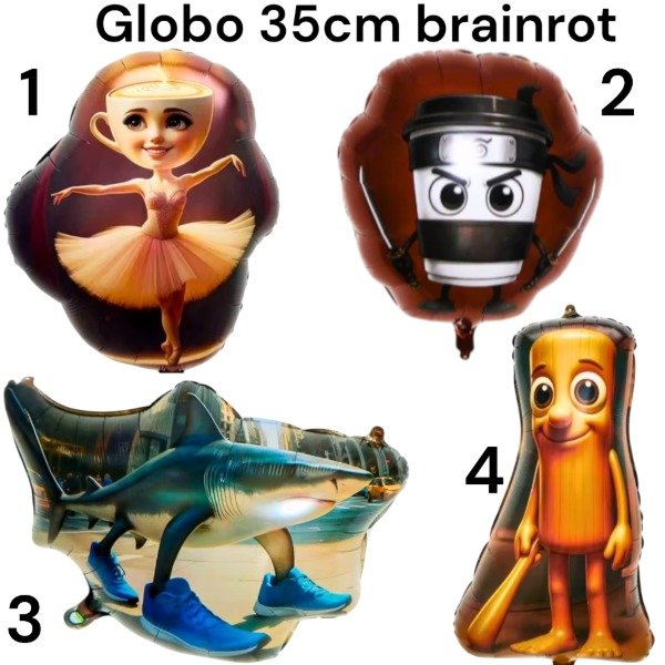 Producto - Globo brainrot mini