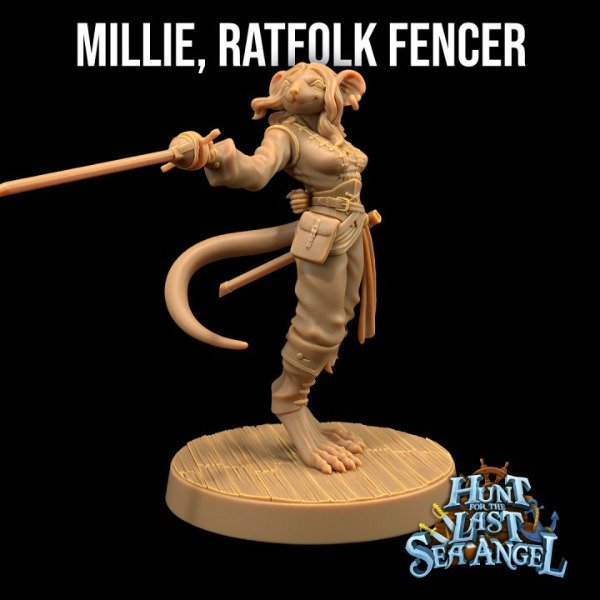 Producto - Millie, esgrimista rata