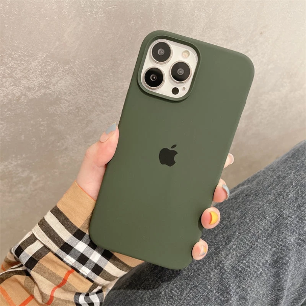 Producto - FUNDA SILICONA IPH COLOR VERDE OSCURO