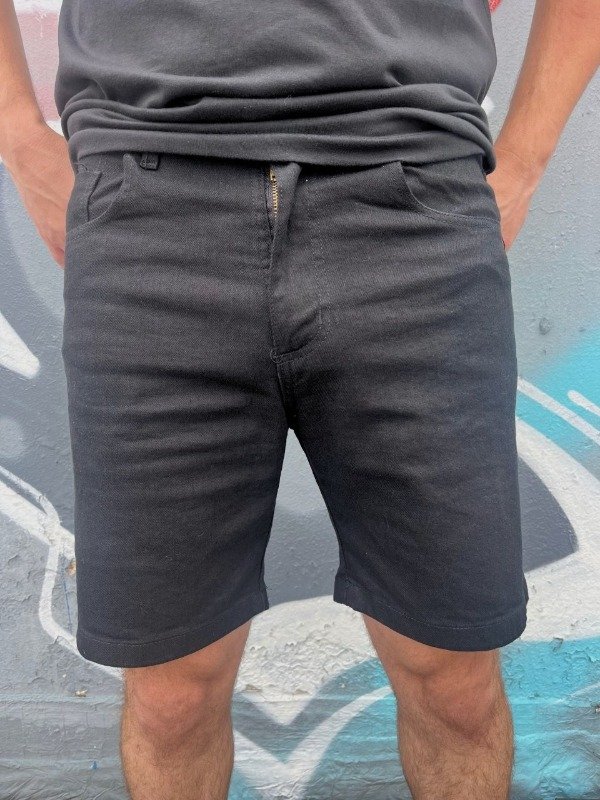 Producto - Bermuda de Jean Negra