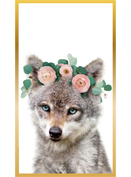 Producto - Cuadro Wolf Flowers