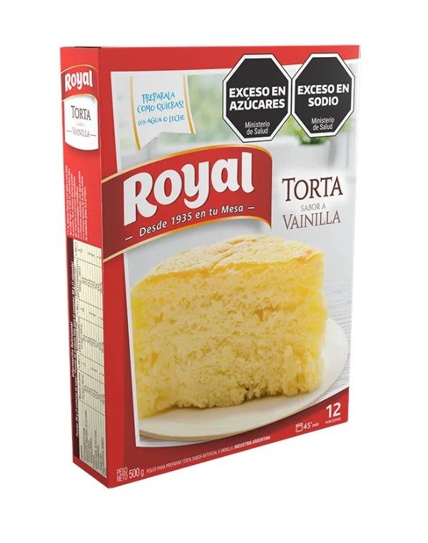 Producto - Torta de Vainilla ROYAL