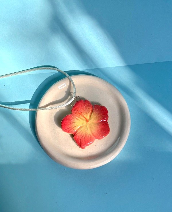 Producto - Hibiscus BIFAS Rojo con Amarillo + Amarillo con Celeste