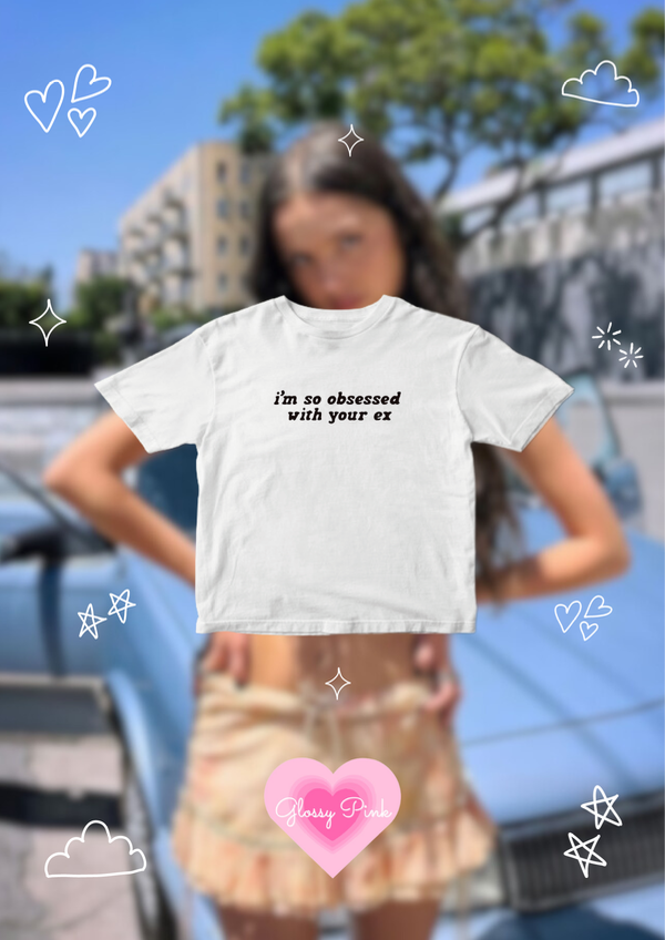 Baby Tee With Your Ex algodón
