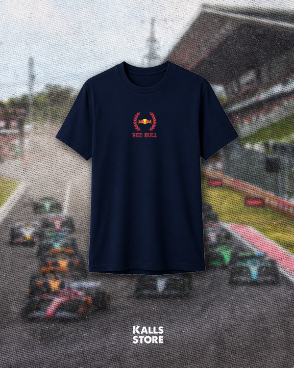 Remera azul marino "Red bull" laureles — imagen 2