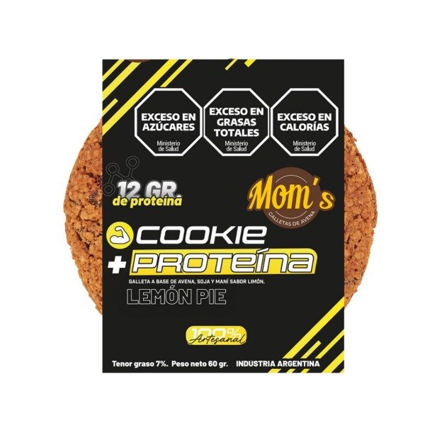 Producto - Galletitas Moms Cookie Protreina sabor Lemón Pie