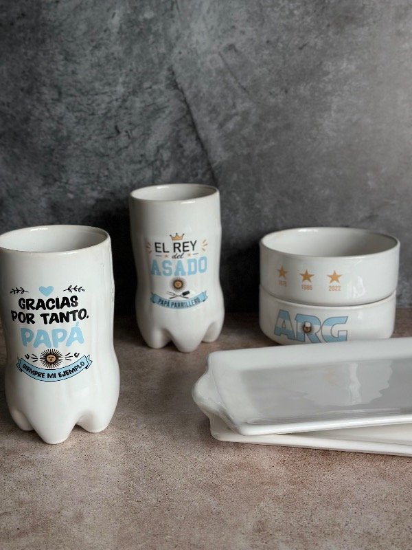 Producto - Kit 23 - Día Del Padre - 2 Ferneteros + 2 Band. Bl. + 2 Cazuelas