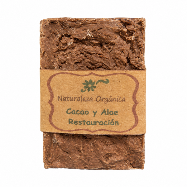Producto - Champú Sólido Cacao y Aloe Restauración - para Cabellos Teñidos o Dañados - 0