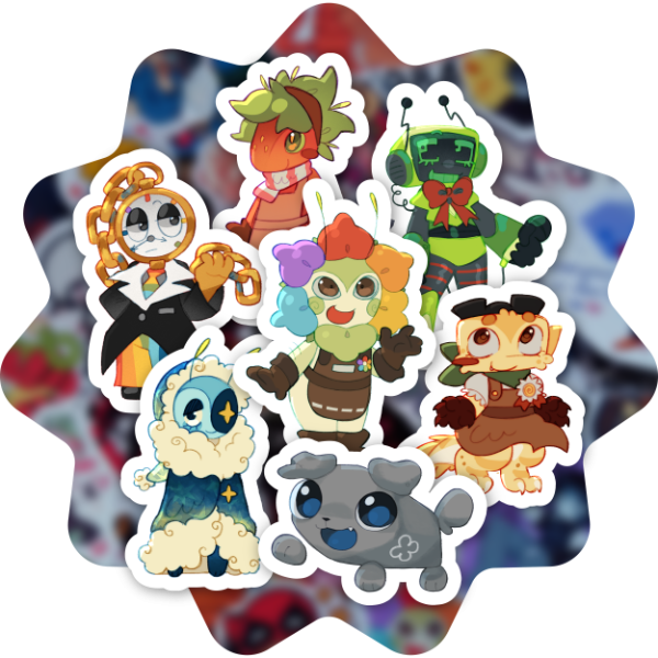 Producto - Stickers - Dandy's Mains
