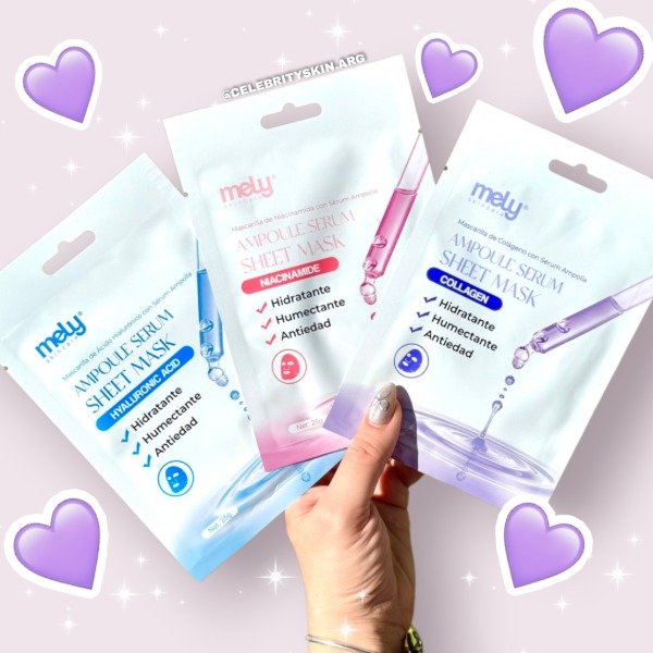 Producto - MASCARILLAS HIDRATANTES VARIAS MELY X 3 UNIDADES