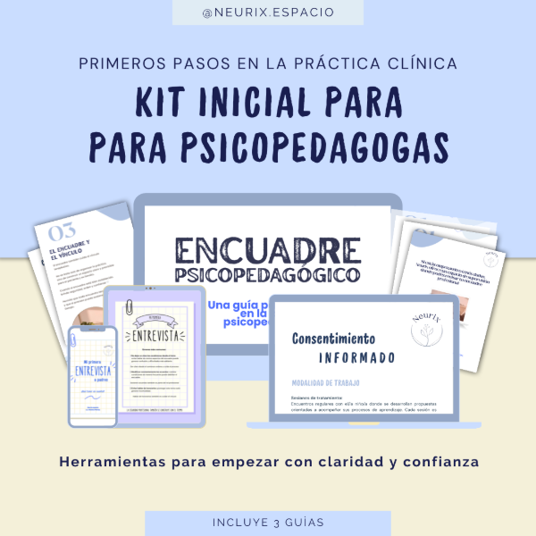 Producto - Kit Inicial para Psicopedagogas