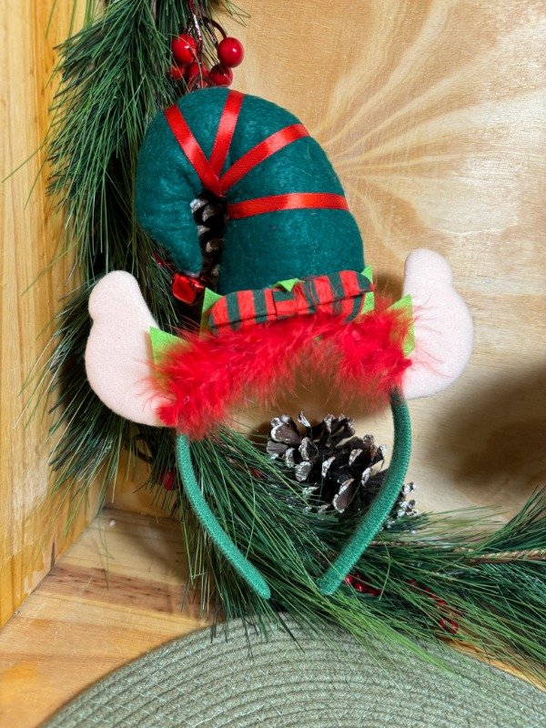 Producto - Vincha Gorro Gnomo Verde con orejas (Efectivo: 6.800)