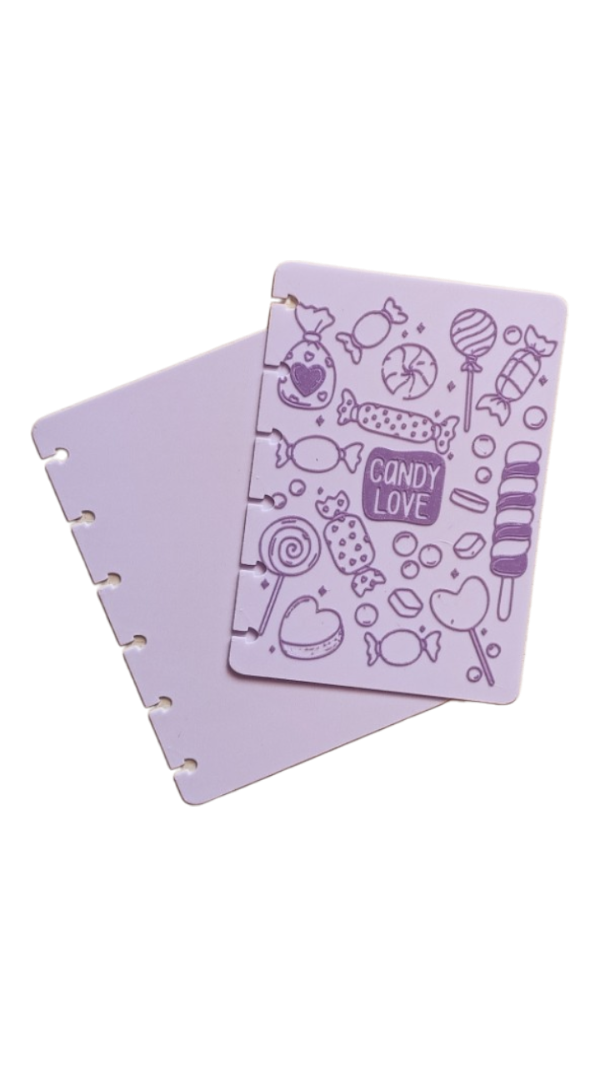 Producto - Tapas A6 Cuaderno Agenda De Disco Inteligente - Candy