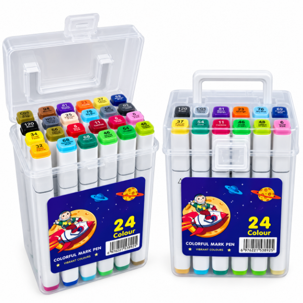 Producto - MARCADORES Doble Punta x24u.